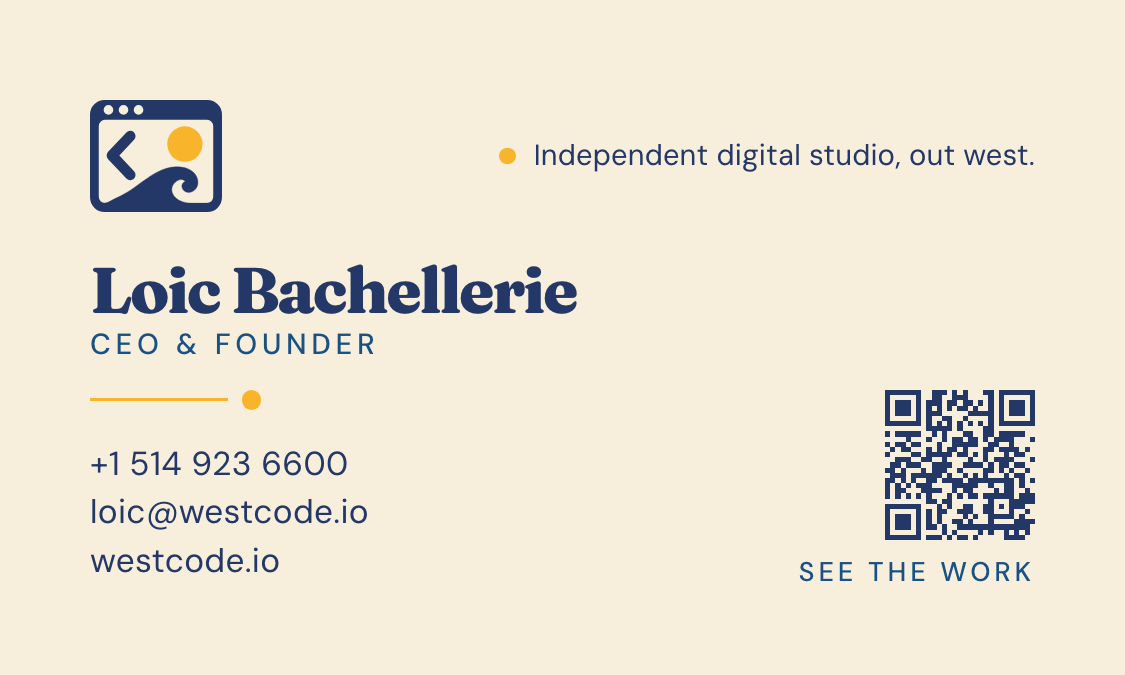 Business card, Loic